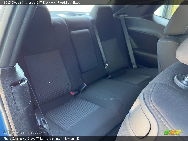 Rear Seat of 2023 Challenger SXT Blacktop