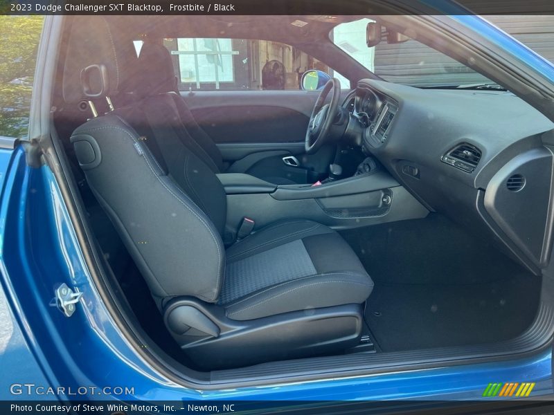 Frostbite / Black 2023 Dodge Challenger SXT Blacktop