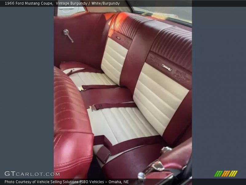 Rear Seat of 1966 Mustang Coupe