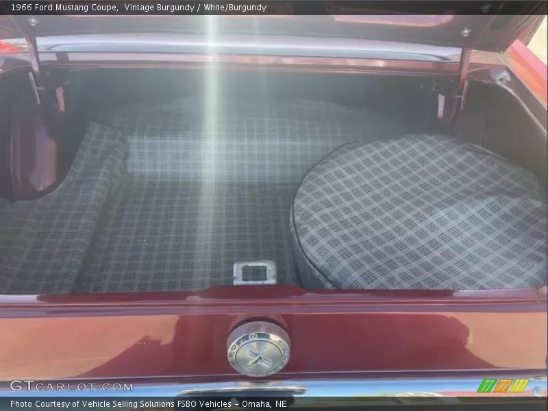  1966 Mustang Coupe Trunk