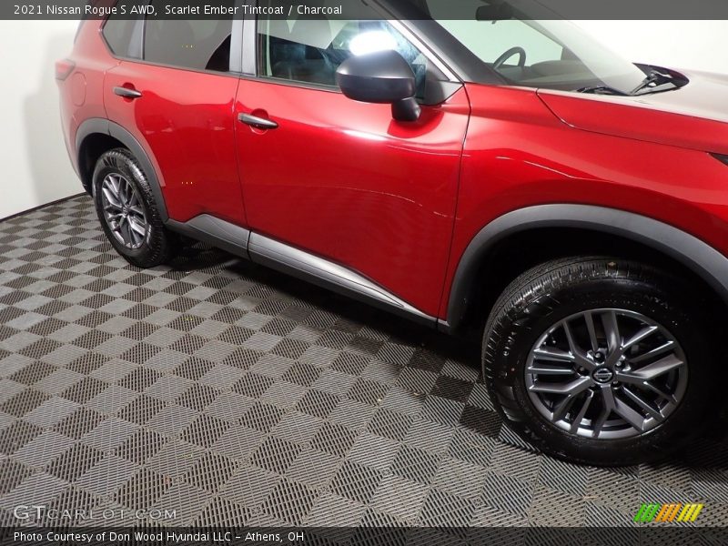 Scarlet Ember Tintcoat / Charcoal 2021 Nissan Rogue S AWD