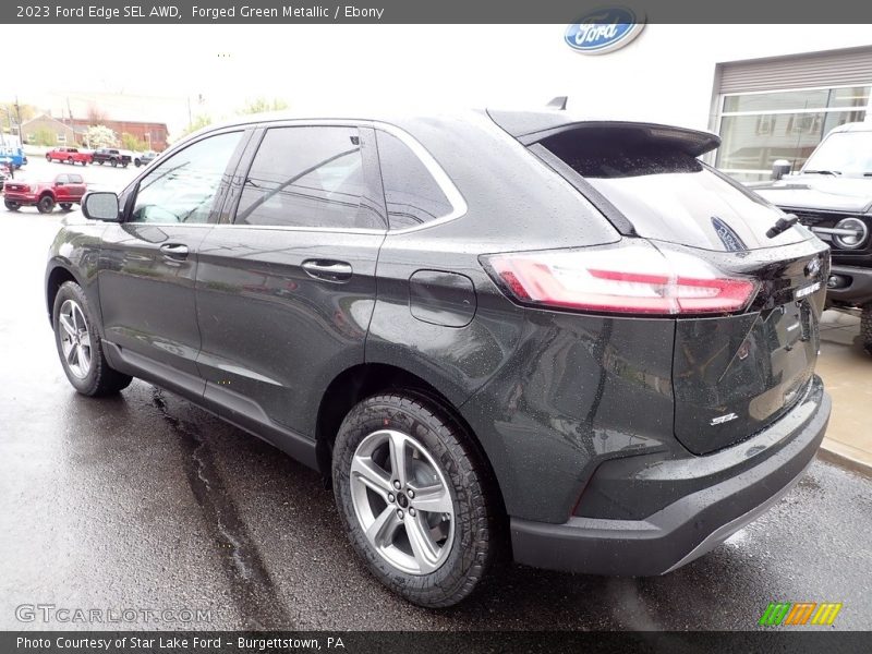 Forged Green Metallic / Ebony 2023 Ford Edge SEL AWD