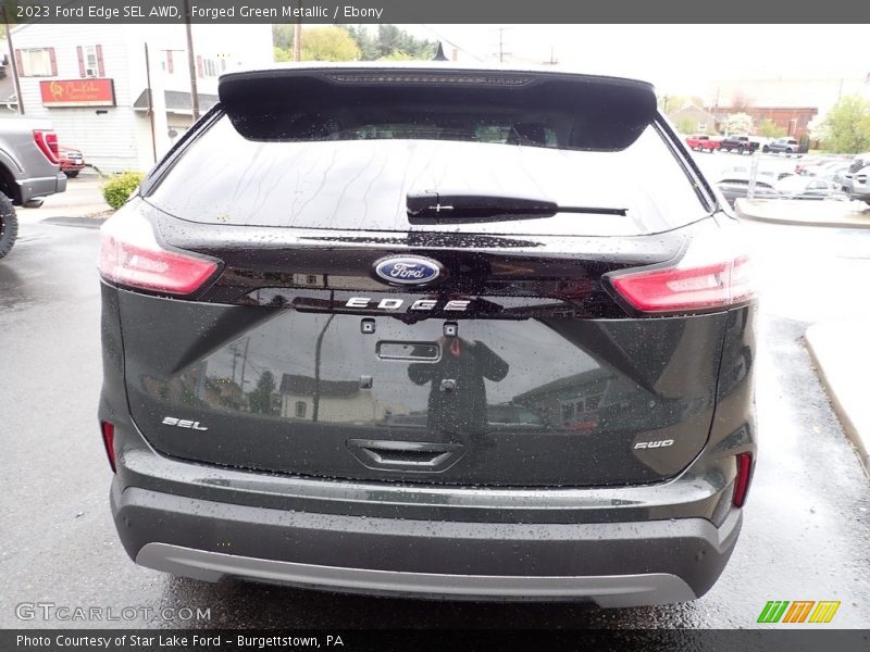 Forged Green Metallic / Ebony 2023 Ford Edge SEL AWD