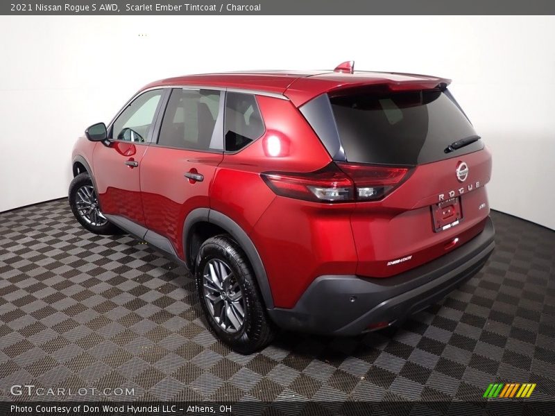 Scarlet Ember Tintcoat / Charcoal 2021 Nissan Rogue S AWD