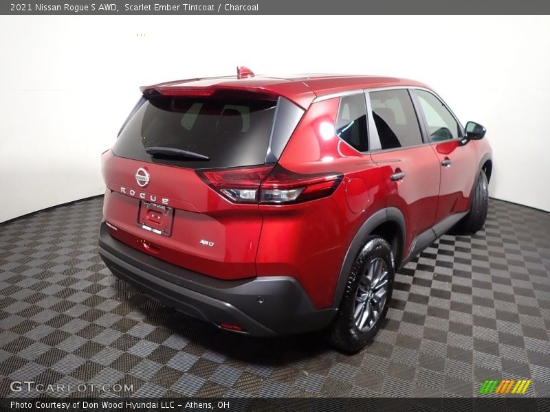 Scarlet Ember Tintcoat / Charcoal 2021 Nissan Rogue S AWD