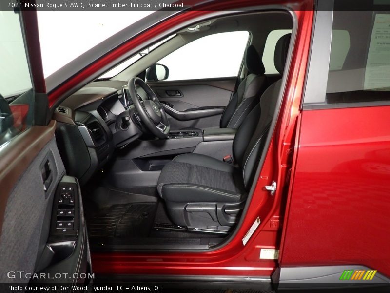 Scarlet Ember Tintcoat / Charcoal 2021 Nissan Rogue S AWD