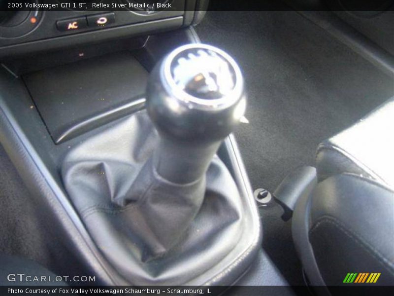 Reflex Silver Metallic / Black 2005 Volkswagen GTI 1.8T