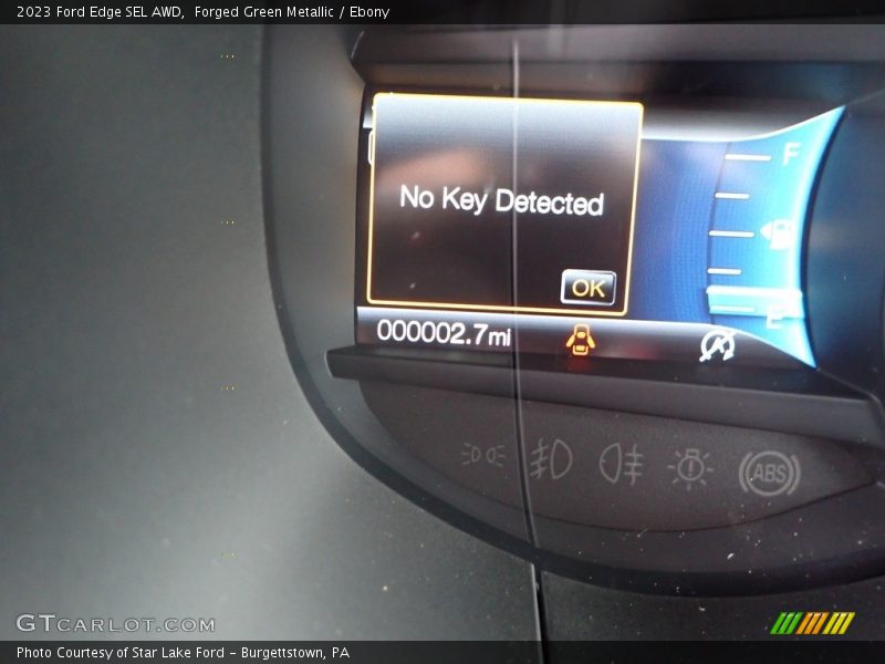 Forged Green Metallic / Ebony 2023 Ford Edge SEL AWD