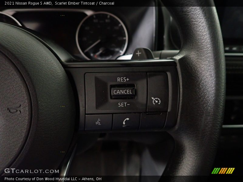 Scarlet Ember Tintcoat / Charcoal 2021 Nissan Rogue S AWD