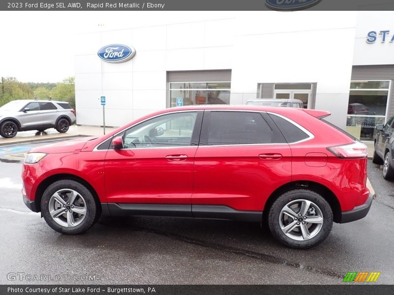 Rapid Red Metallic / Ebony 2023 Ford Edge SEL AWD