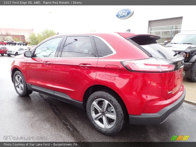 Rapid Red Metallic / Ebony 2023 Ford Edge SEL AWD