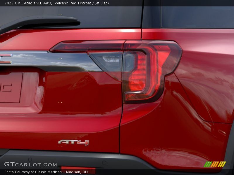 Volcanic Red Tintcoat / Jet Black 2023 GMC Acadia SLE AWD