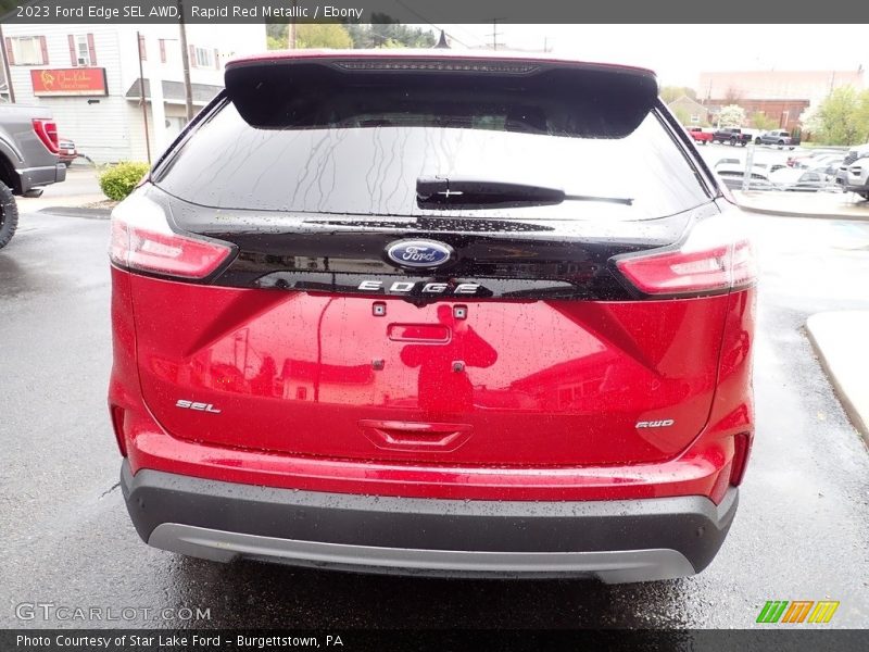 Rapid Red Metallic / Ebony 2023 Ford Edge SEL AWD