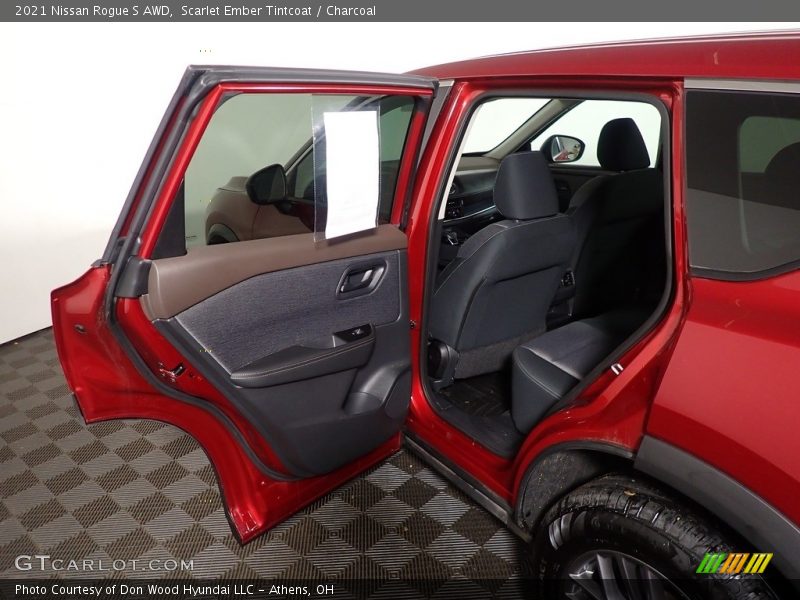 Scarlet Ember Tintcoat / Charcoal 2021 Nissan Rogue S AWD
