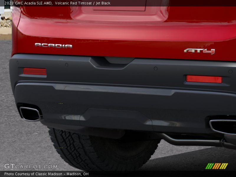 Volcanic Red Tintcoat / Jet Black 2023 GMC Acadia SLE AWD