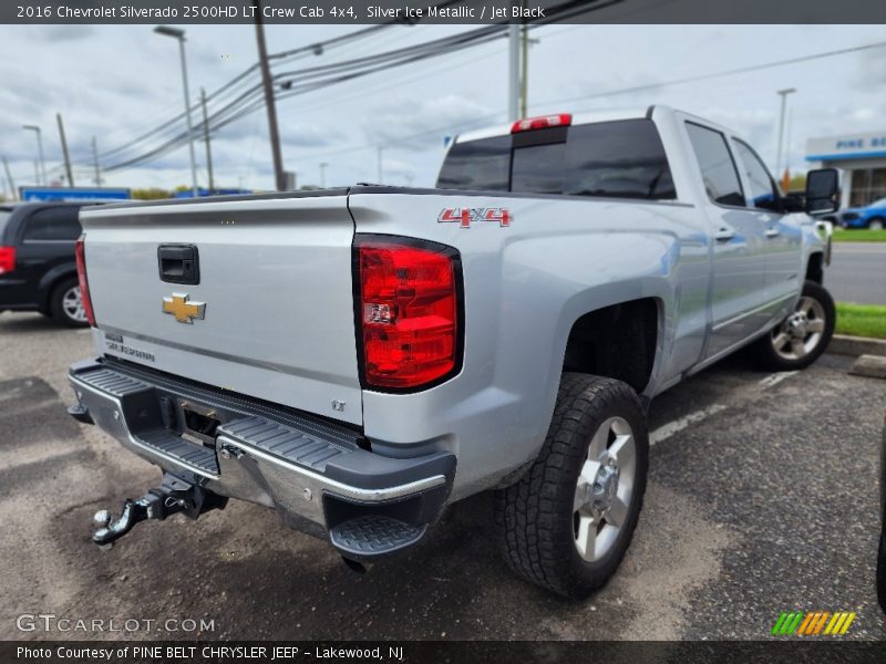 Silver Ice Metallic / Jet Black 2016 Chevrolet Silverado 2500HD LT Crew Cab 4x4