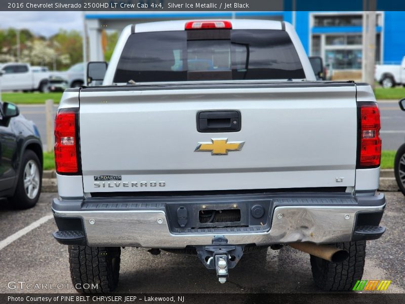 Silver Ice Metallic / Jet Black 2016 Chevrolet Silverado 2500HD LT Crew Cab 4x4