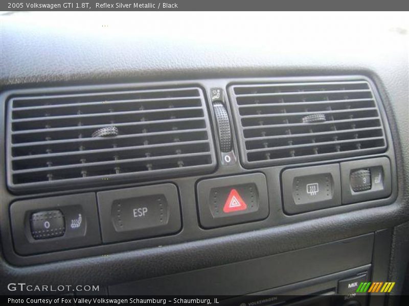 Reflex Silver Metallic / Black 2005 Volkswagen GTI 1.8T