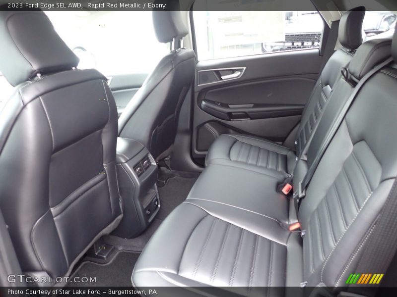 Rear Seat of 2023 Edge SEL AWD