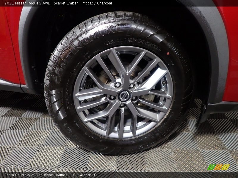 Scarlet Ember Tintcoat / Charcoal 2021 Nissan Rogue S AWD