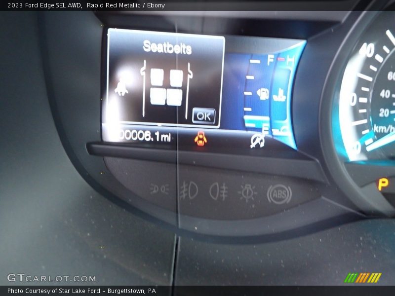 Rapid Red Metallic / Ebony 2023 Ford Edge SEL AWD