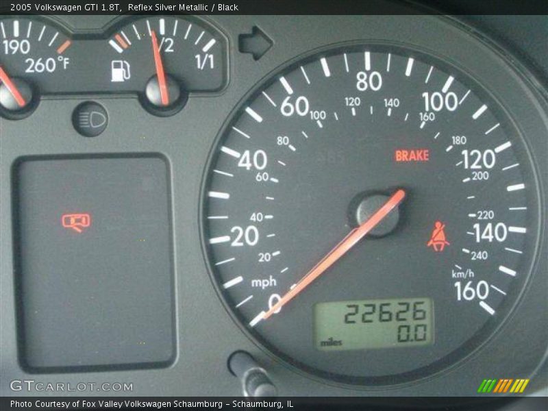 Reflex Silver Metallic / Black 2005 Volkswagen GTI 1.8T
