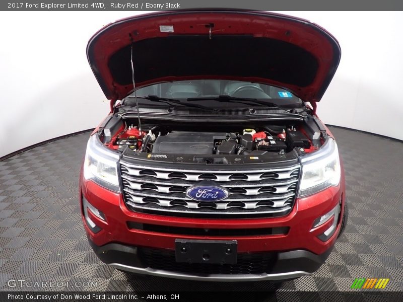 Ruby Red / Ebony Black 2017 Ford Explorer Limited 4WD