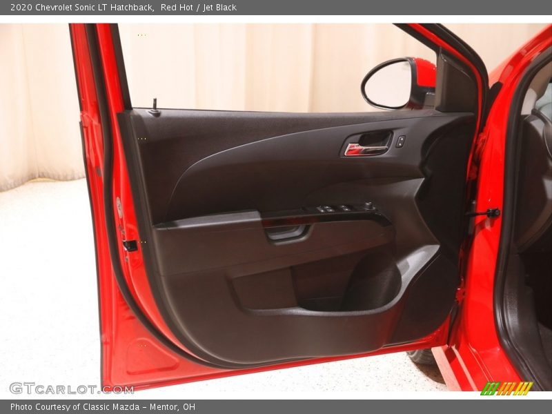 Red Hot / Jet Black 2020 Chevrolet Sonic LT Hatchback