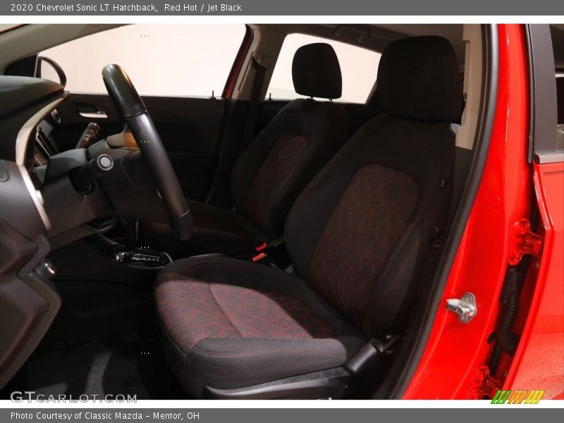Red Hot / Jet Black 2020 Chevrolet Sonic LT Hatchback