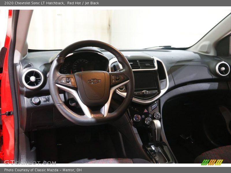 Red Hot / Jet Black 2020 Chevrolet Sonic LT Hatchback