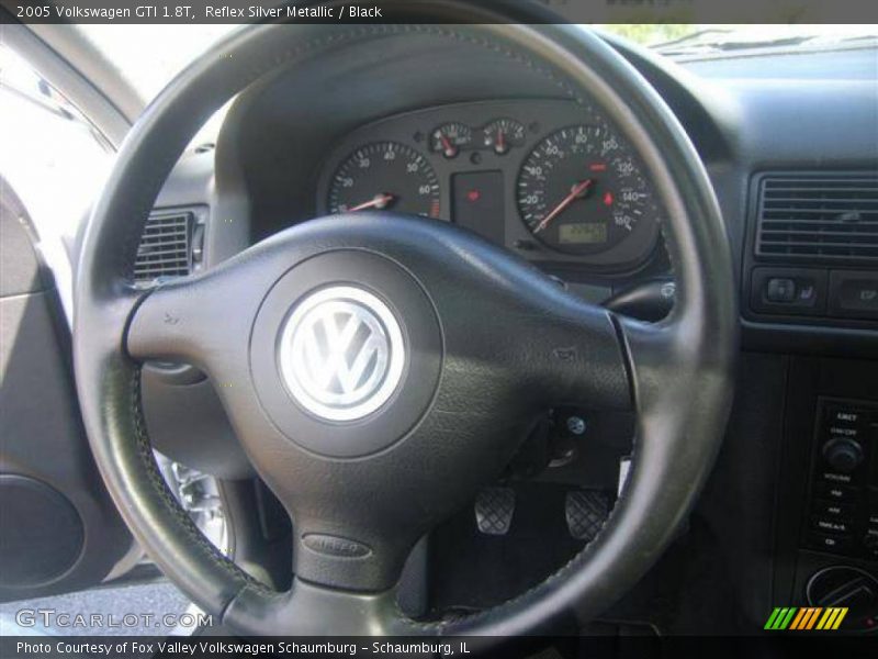 Reflex Silver Metallic / Black 2005 Volkswagen GTI 1.8T