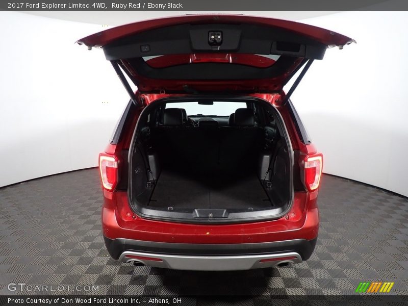 Ruby Red / Ebony Black 2017 Ford Explorer Limited 4WD