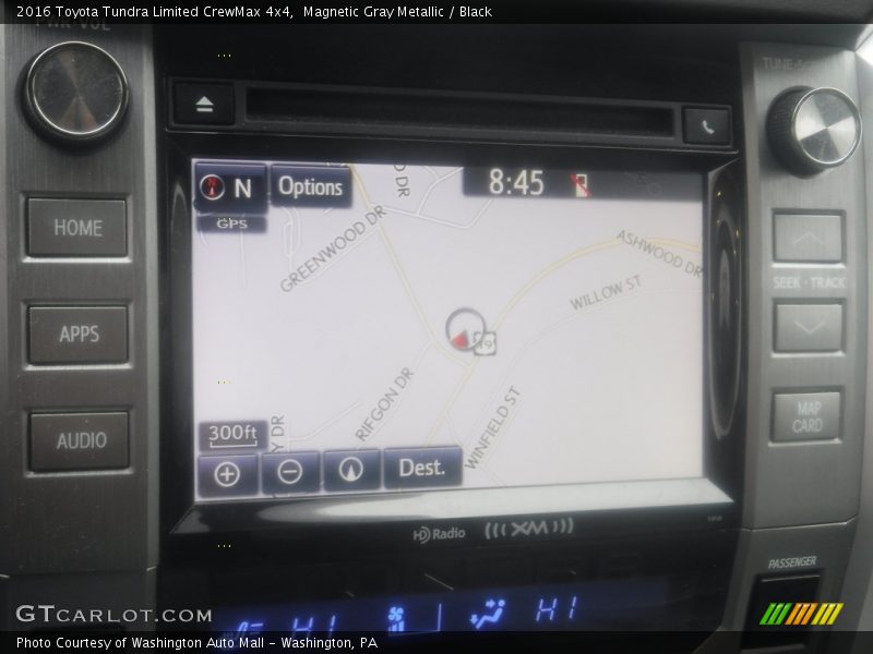 Magnetic Gray Metallic / Black 2016 Toyota Tundra Limited CrewMax 4x4
