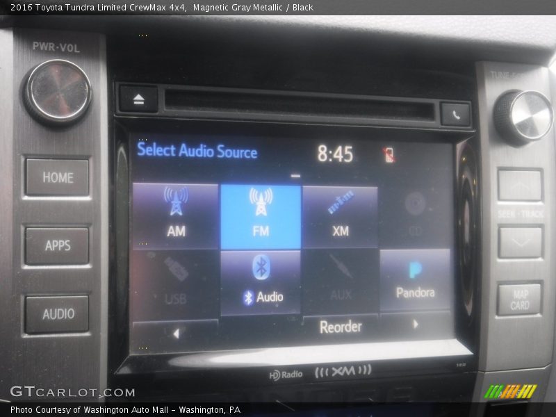 Magnetic Gray Metallic / Black 2016 Toyota Tundra Limited CrewMax 4x4