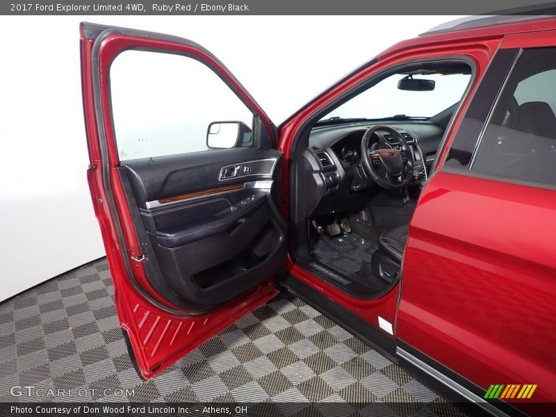 Ruby Red / Ebony Black 2017 Ford Explorer Limited 4WD