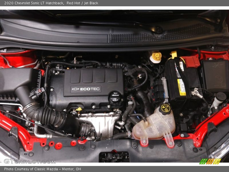 Red Hot / Jet Black 2020 Chevrolet Sonic LT Hatchback