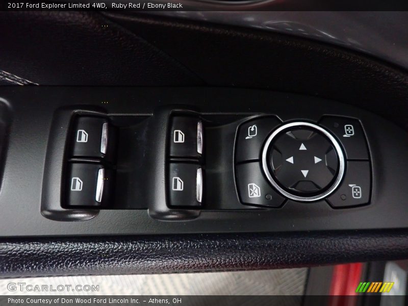 Ruby Red / Ebony Black 2017 Ford Explorer Limited 4WD