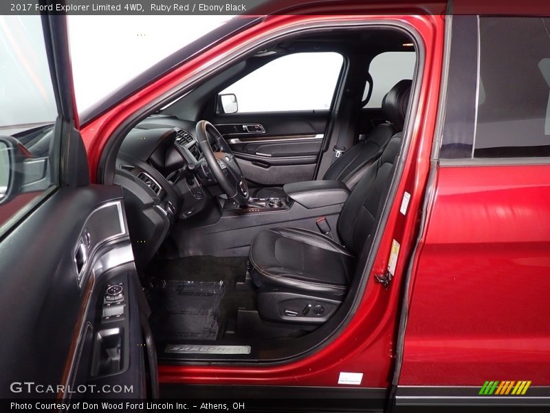 Ruby Red / Ebony Black 2017 Ford Explorer Limited 4WD
