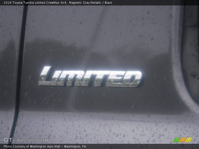 Magnetic Gray Metallic / Black 2016 Toyota Tundra Limited CrewMax 4x4
