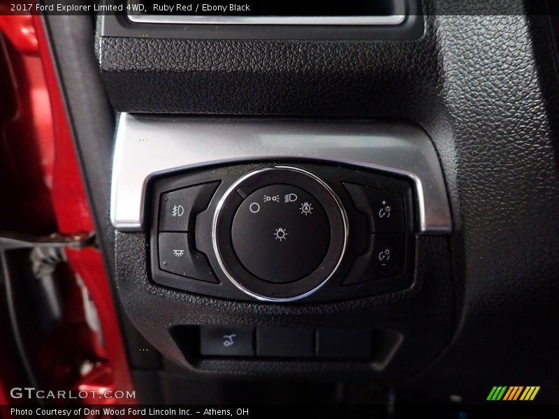 Ruby Red / Ebony Black 2017 Ford Explorer Limited 4WD