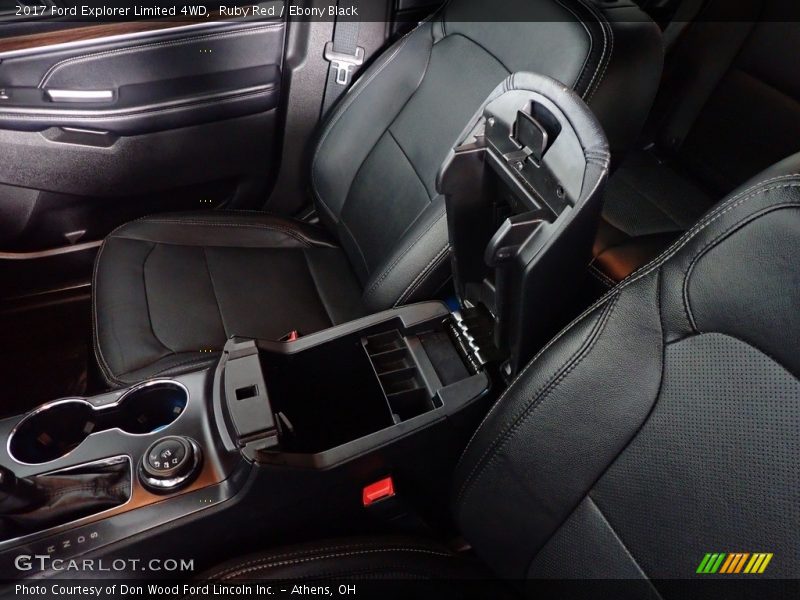 Ruby Red / Ebony Black 2017 Ford Explorer Limited 4WD