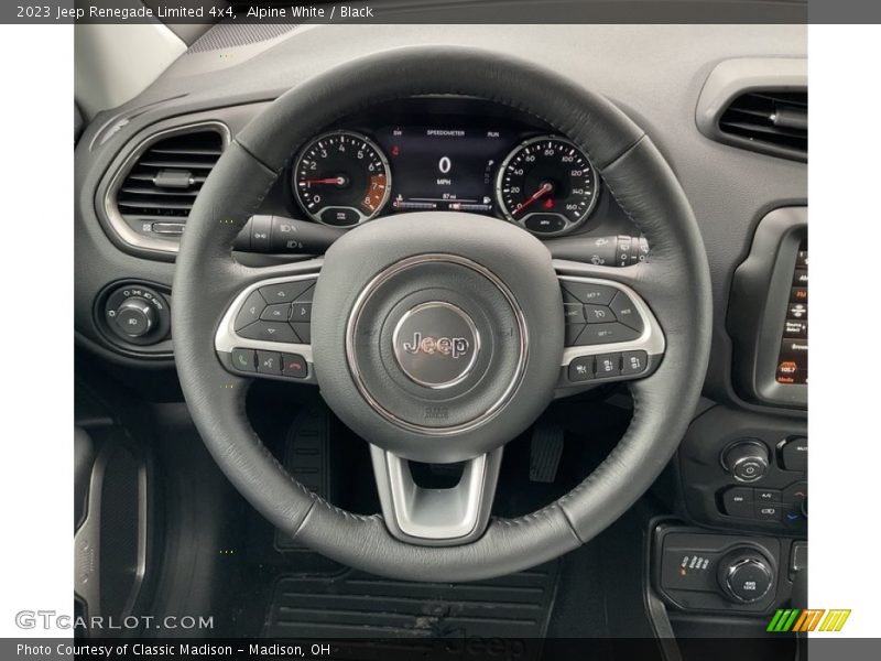Alpine White / Black 2023 Jeep Renegade Limited 4x4