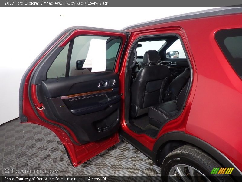 Ruby Red / Ebony Black 2017 Ford Explorer Limited 4WD