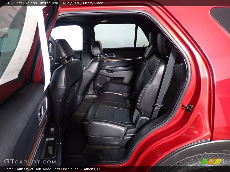 Ruby Red / Ebony Black 2017 Ford Explorer Limited 4WD