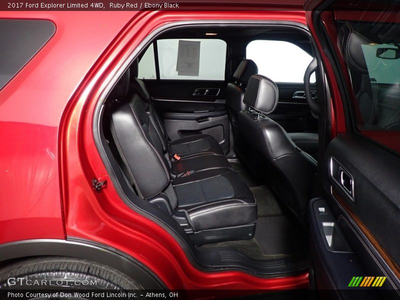 Ruby Red / Ebony Black 2017 Ford Explorer Limited 4WD