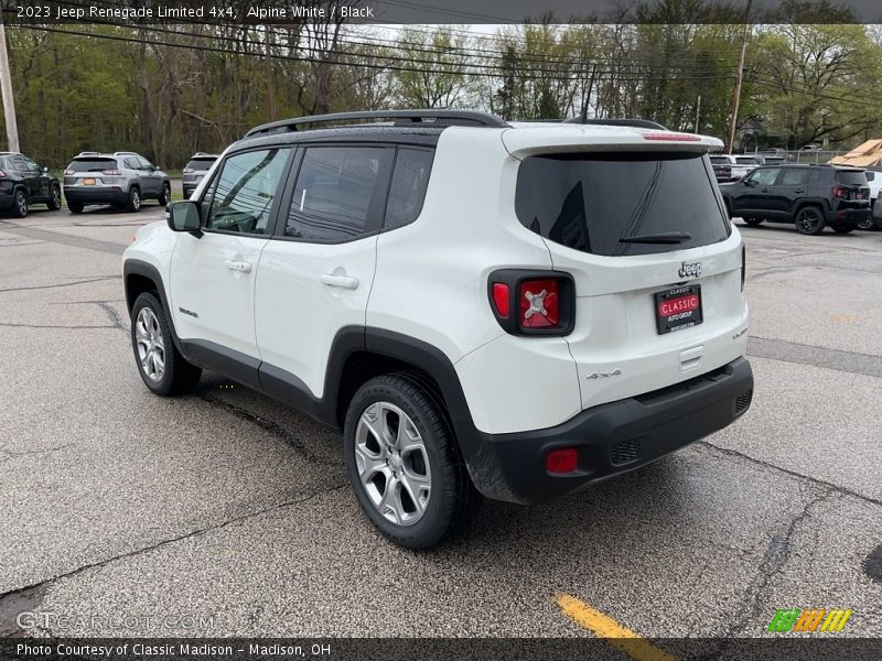 Alpine White / Black 2023 Jeep Renegade Limited 4x4