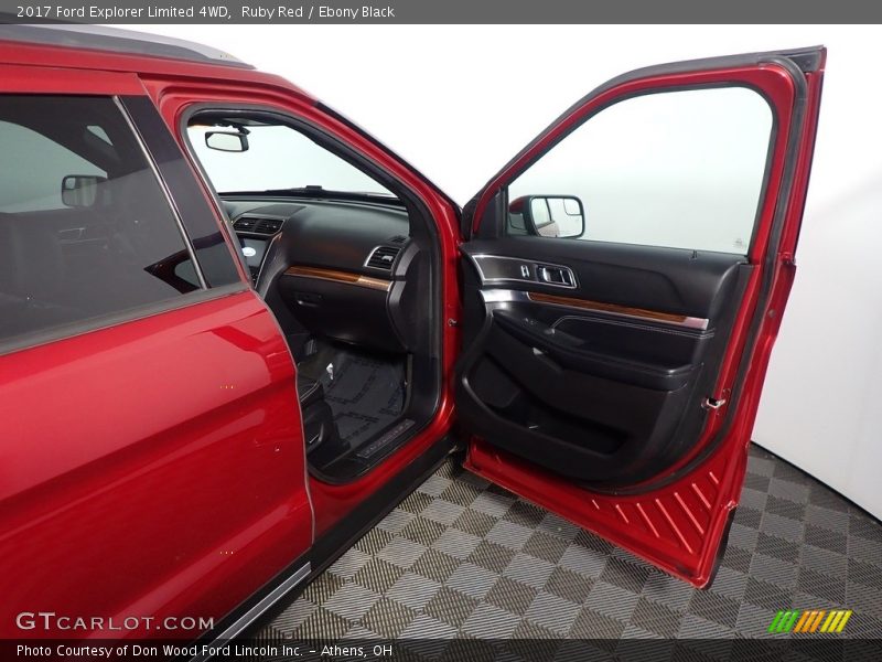 Ruby Red / Ebony Black 2017 Ford Explorer Limited 4WD