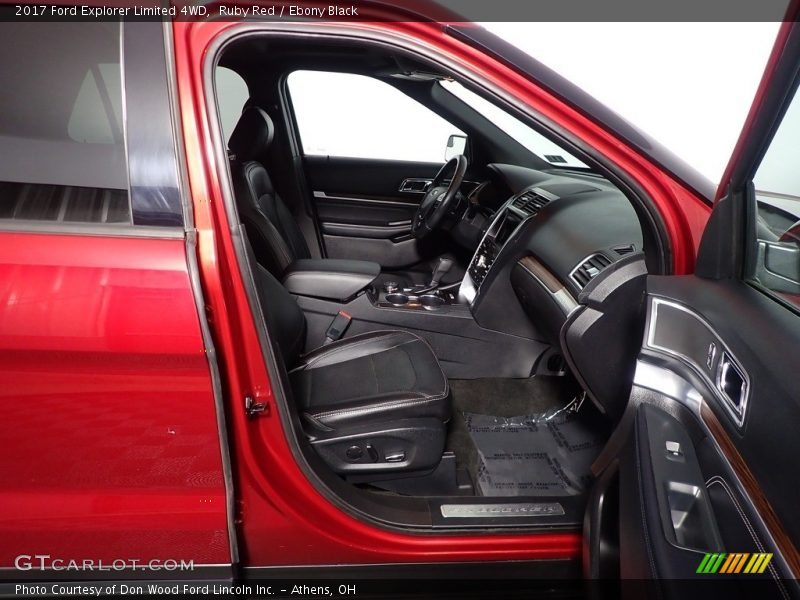 Ruby Red / Ebony Black 2017 Ford Explorer Limited 4WD
