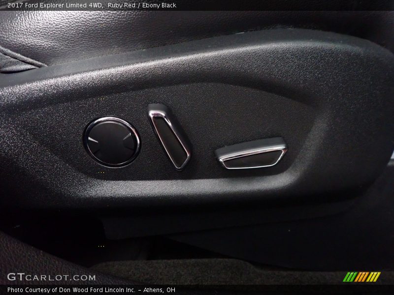 Ruby Red / Ebony Black 2017 Ford Explorer Limited 4WD