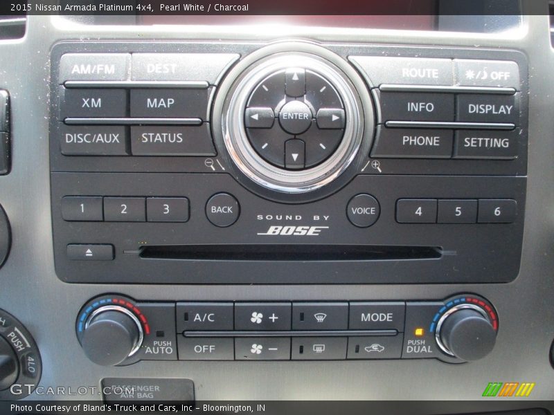 Controls of 2015 Armada Platinum 4x4